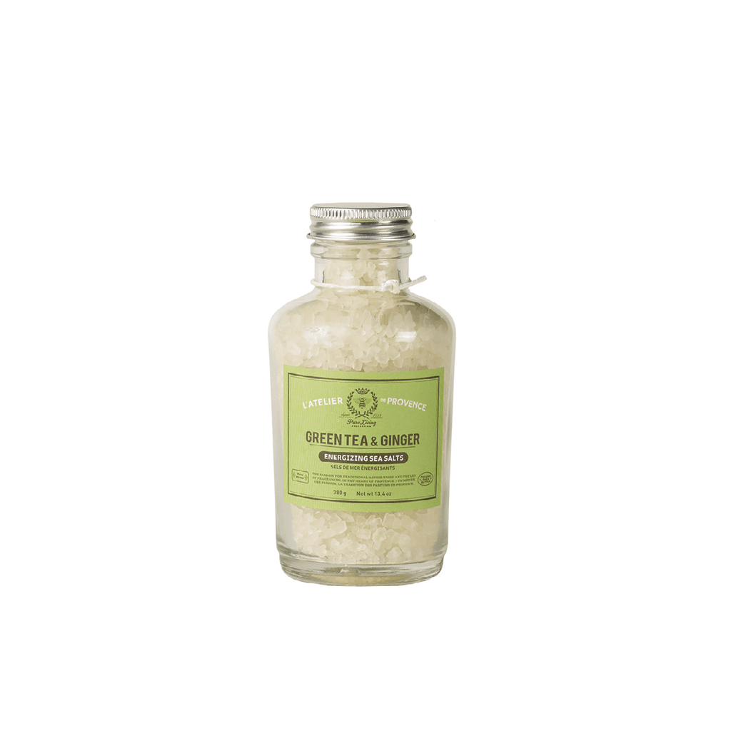 Green Tea & Ginger Energizing Sea Salts