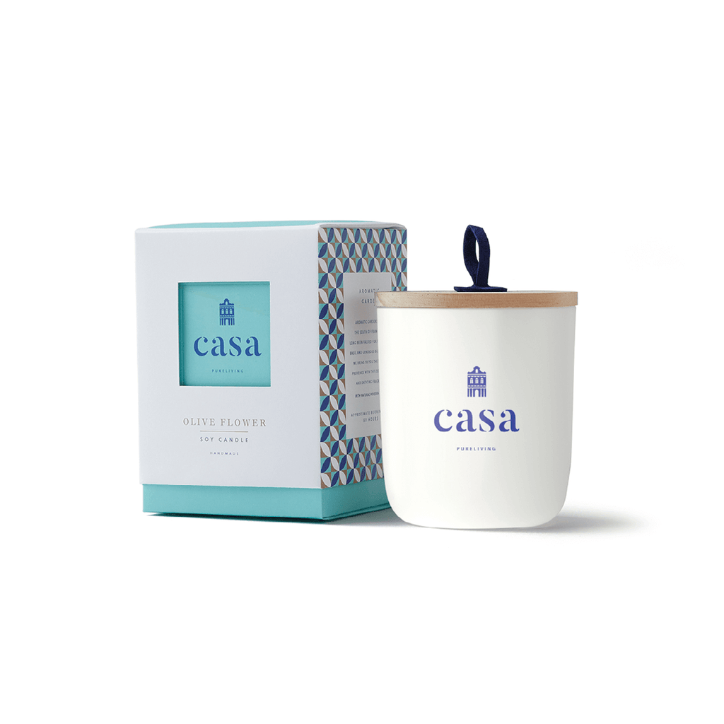 Olive Flower Soy Candle