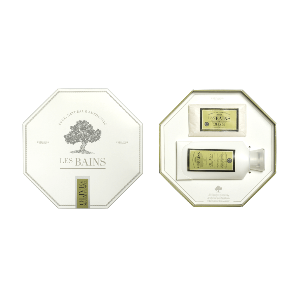 Gift Set Nourishing Body Lotion and Shea Butter Soap Olive & Orange Flower