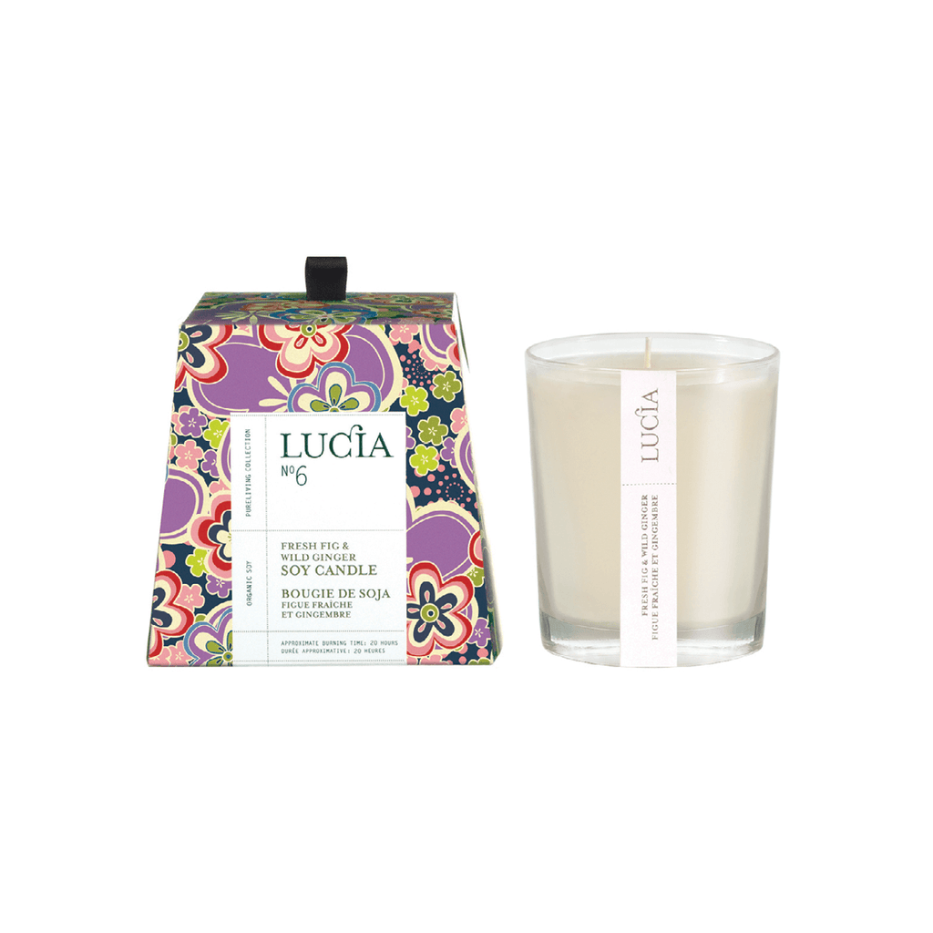 N°6 Fresh Fig & Wild Ginger Soy Candle