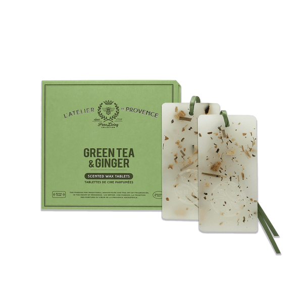Tablettes de cire parfumées au thé vert et gingembre