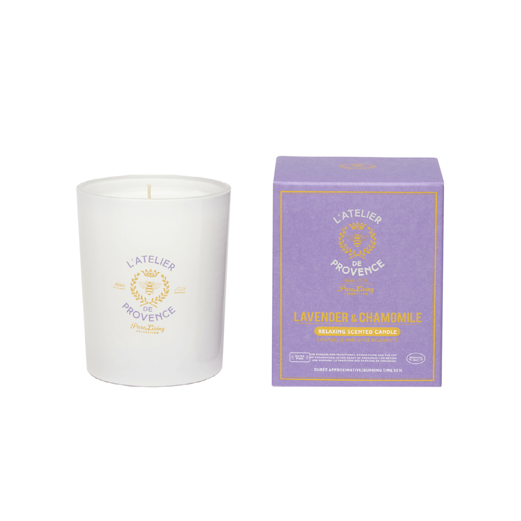 Lavender & Chamomile Relaxing Scented Candle