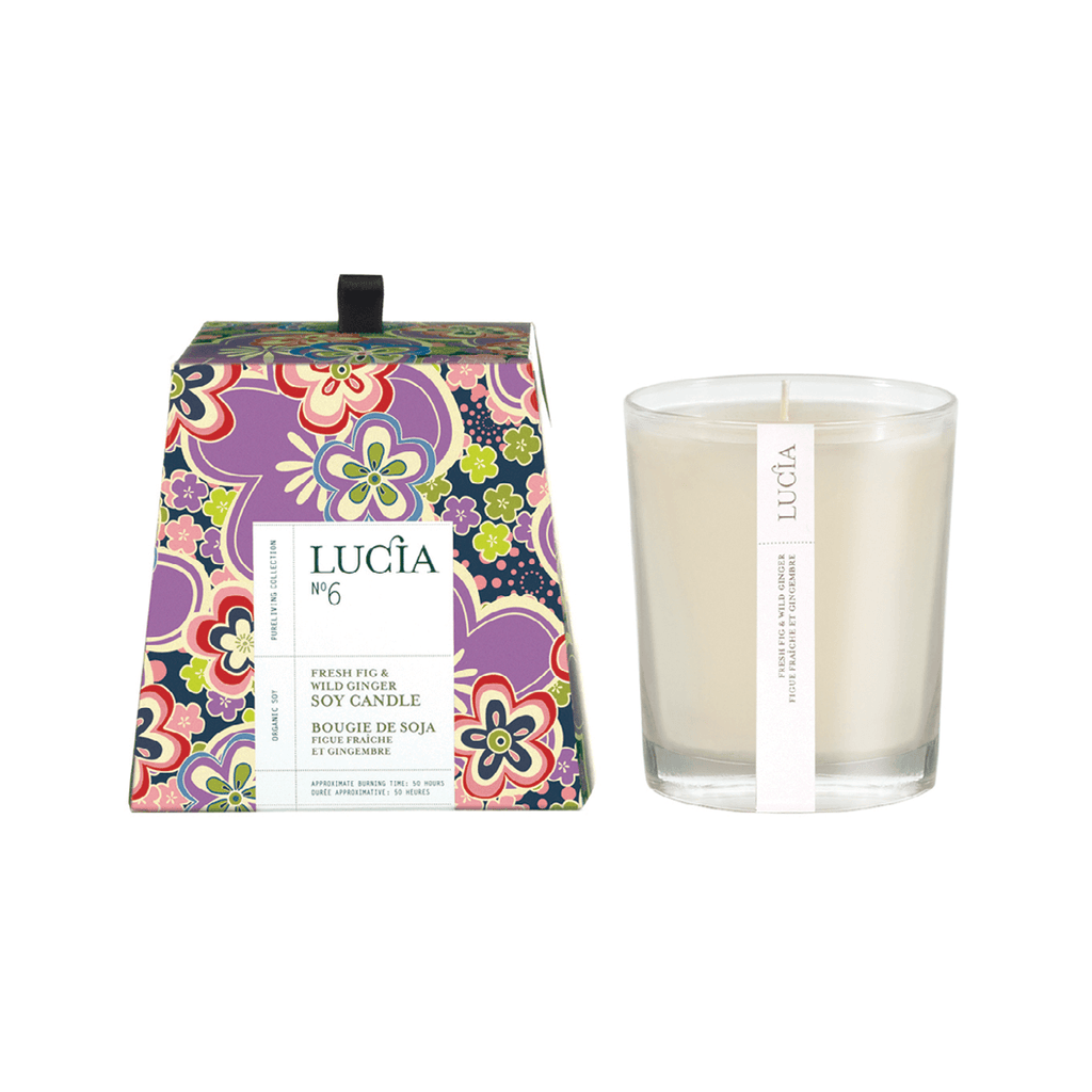 N°6 Fresh Fig & Wild Ginger Soy Candle