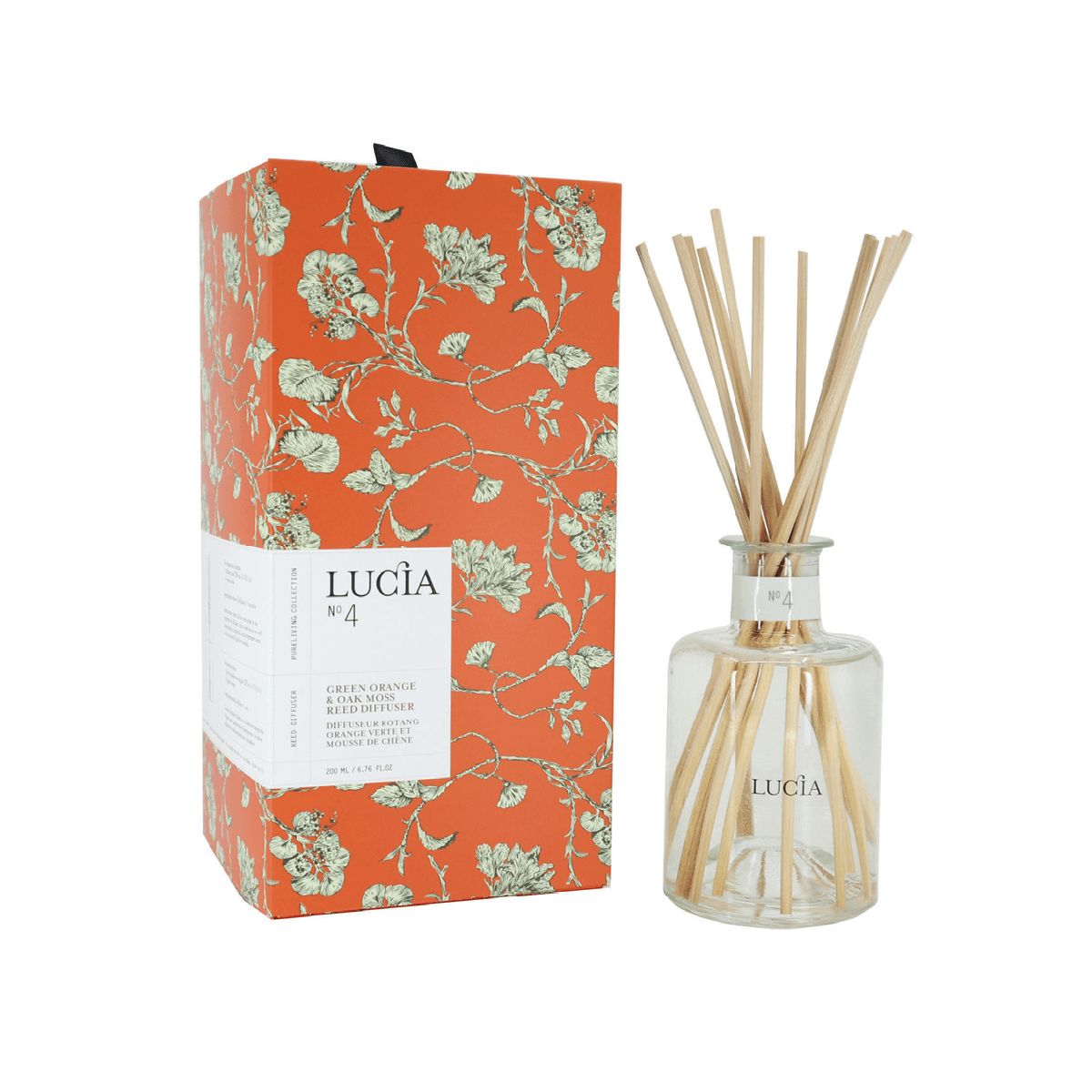 N°4 Green Orange and Oak Moss Reed Diffuser